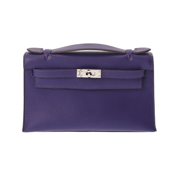 エルメス ポシェットケリー  ウルトラバイオレット ヴォースイフト レディース バッグ 【中古】【bag】