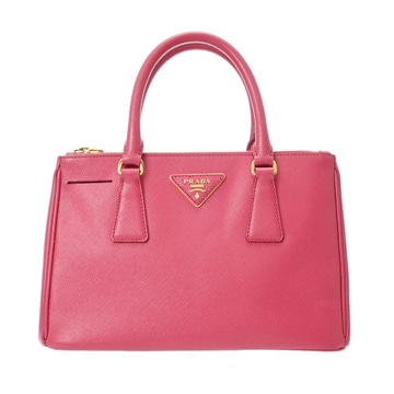 プラダ 2WAY ピンク サフィアーノレザー レディース バッグ 【中古】【bag】