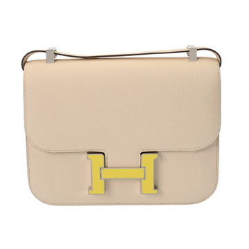 エルメス コンスタンス3 24 ミロワール ナタ ヴォーエプソン レディース バッグ 【中古】【bag】