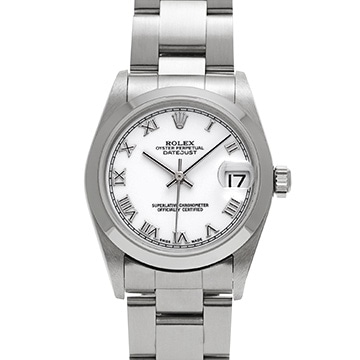 ロレックス デイトジャスト 78240 ホワイト ユニセックス 時計 【中古】【wristwatch】