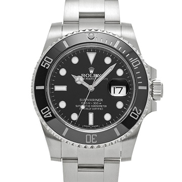 ロレックス サブマリーナ デイト 116610LN ブラック メンズ 時計 【中古】【wristwatch】