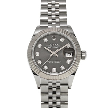 ロレックス レディ デイトジャスト 279174G グレー/ダイヤモンド レディース 時計 【中古】【wristwatch】