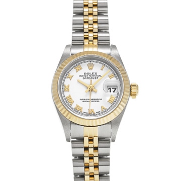 ロレックス デイトジャスト 79173 ホワイト レディース 時計 【中古】【wristwatch】