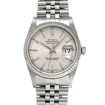 ロレックス デイトジャスト 16234 シルバー メンズ 時計 【中古】【wristwatch】