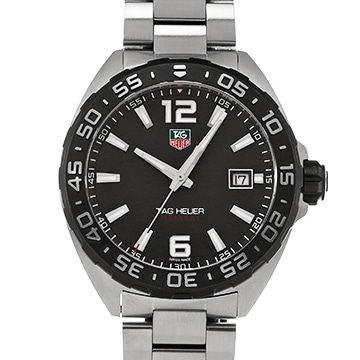 タグ ホイヤー フォーミュラ1 クォーツ WAZ1110.BA0875 ブラック メンズ 時計 【中古】【wristwatch】