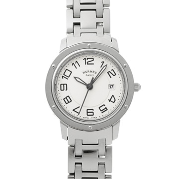 エルメス クリッパー CP1.310 シルバー レディース 時計 【中古】【wristwatch】