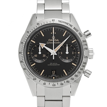 オメガ スピードマスター '57 コーアクシャル 331.10.42.51.01.002 ブラック メンズ 時計 【中古】【wristwatch】