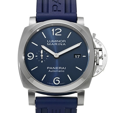 パネライ ルミノールマリーナ 44MM PAM01313 ブルー メンズ 時計 【中古】【wristwatch】