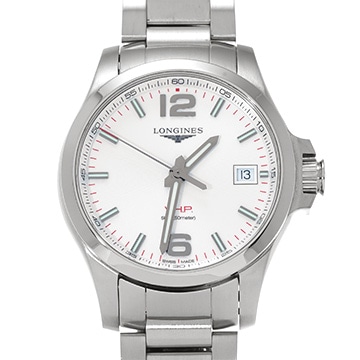 ロンジン コンクエスト V.H.P L3.716.4.76.6 シルバー メンズ 時計 【中古】【wristwatch】