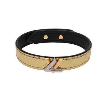 ルイ ヴィトン エピ ブラスレ LV ツイスト ゴールド/シルバー M6176E レディース ジュエリー 【中古】【jewelry】