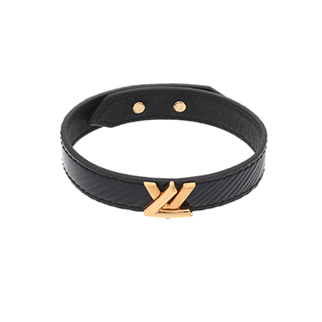 ルイ ヴィトン エピ ブラスレ LV ツイスト #19 ノワール M6400 レディース ジュエリー 【中古】【jewelry】