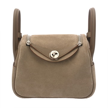 エルメス リンディ ミニ タッチ エトゥープ ヴォースイフト/グリズリー レディース バッグ 【中古】【bag】