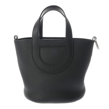 エルメス インザループ 18 ブラック トリヨンクレマンス/ヴォースイフト レディース バッグ 【中古】【bag】