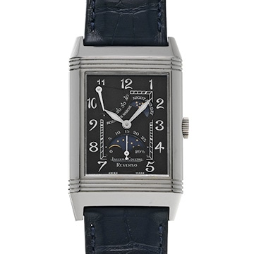 ジャガー ルクルト レベルソ サンムーン Q2753470 ブラック メンズ 時計 【中古】【wristwatch】