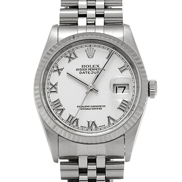 ロレックス デイトジャスト 16234 ホワイト メンズ 時計 【中古】【wristwatch】