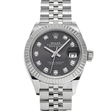 ロレックス レディ デイトジャスト 279174G グレー/ダイヤモンド レディース 時計 【中古】【wristwatch】