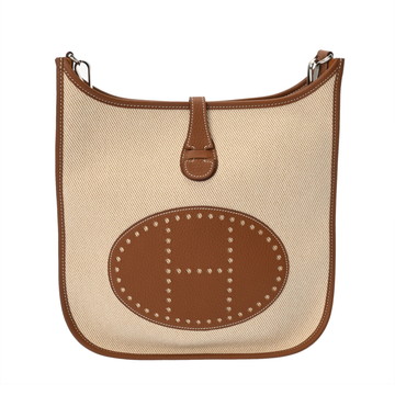 エルメス エヴリン3 PM  エクリュ/ゴールド トワルアッシュ/トリヨンクレマンス レディース バッグ 【中古】【bag】