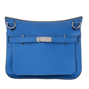エルメス ジプシエール 34 ブルーイドラ トリヨンクレマンス レディース バッグ 【中古】【bag】