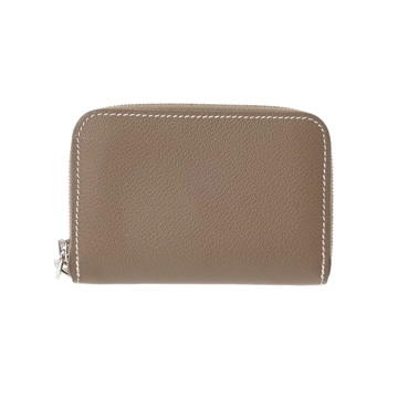 エルメス ジップアンドゴー エトゥープ エヴァーカラー ユニセックス 財布 【未使用】【purse】