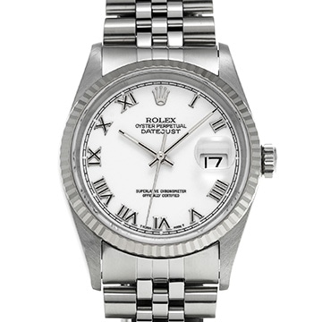 ロレックス デイトジャスト 16234 ホワイト メンズ 時計 【中古】【wristwatch】