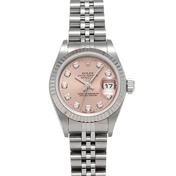 ロレックス デイトジャスト 79174G ピンク/ダイヤモンド レディース 時計 【中古】【wristwatch】