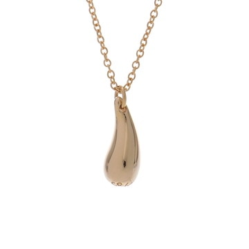 ティファニー ティアドロップ ネックレス ゴールド K18イエローゴールド YG レディース ジュエリー 【中古】【jewelry】