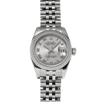 ロレックス デイトジャスト 179174 グレー レディース 時計 【中古】【wristwatch】
