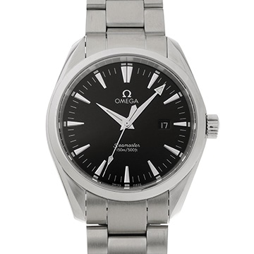 オメガ シーマスター アクアテラ クォーツ 2517.50 ブラック メンズ 時計 【中古】【wristwatch】