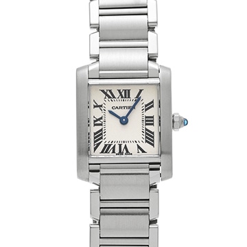 カルティエ タンクフランセーズ SM　 W51008Q3 シルバー レディース 時計 【中古】【wristwatch】