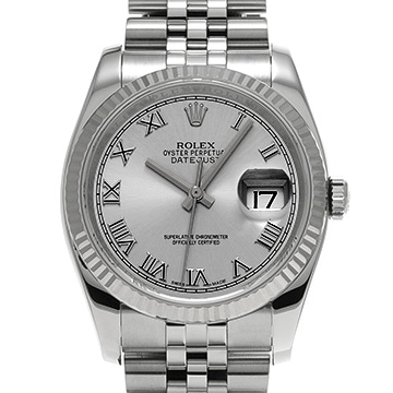 ロレックス デイトジャスト 116234 グレー メンズ 時計 【中古】【wristwatch】