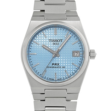 ティソ PRX パワーマティック 80 T137.207.11.351.00 アイスブルー メンズ 時計 【中古】【wristwatch】
