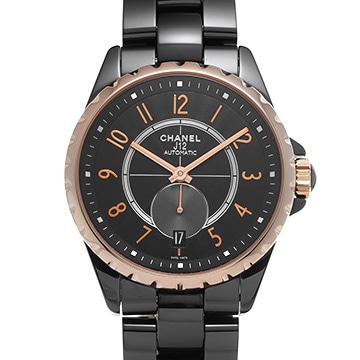 シャネル J12-365 H3838 ブラック メンズ 時計 【中古】【wristwatch】