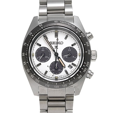 セイコー プロスペックス スピードタイマー SBDL085 ホワイト/ブラック メンズ 時計 【中古】【wristwatch】
