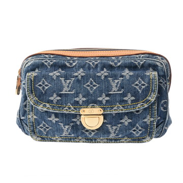 ルイ ヴィトン モノグラムデニム バムバッグ ブルー M95347 デニム レディース バッグ 【中古】【bag】