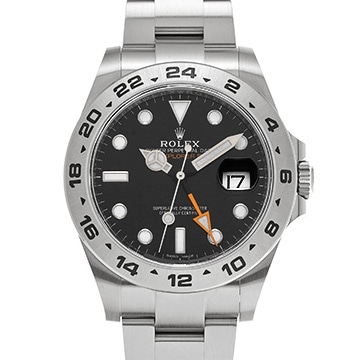 ロレックス エクスプローラーII 216570 ブラック メンズ 時計 【中古】【wristwatch】