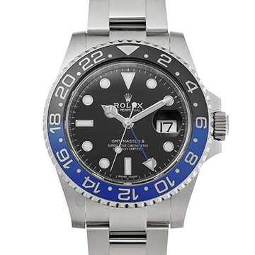 ロレックス GMTマスターII 116710BLNR ブラック メンズ 時計 【中古】【wristwatch】