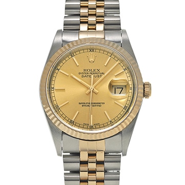 ロレックス デイトジャスト 36 16233 シャンパン メンズ 時計 【中古】【wristwatch】