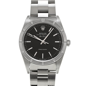 ロレックス エアキング 14010M ブラック メンズ 時計 【中古】【wristwatch】