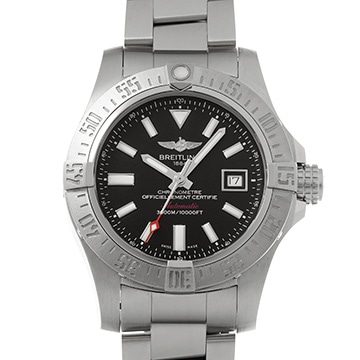 ブライトリング アベンジャー II シーウルフ A1733110/BC30 ブラック メンズ 時計 【中古】【wristwatch】