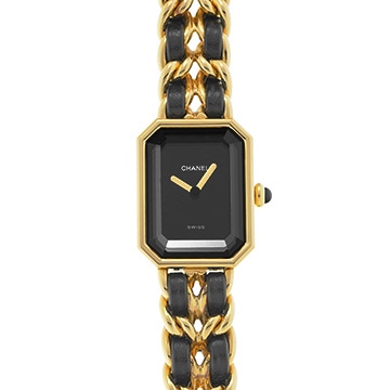 シャネル プルミエール XL H0001 ブラック レディース 時計 【中古】【wristwatch】