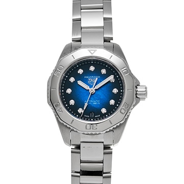 タグ ホイヤー アクアレーサー WBP2411.BA0622 ブルー・グラデーション/ダイヤモンド レディース 時計 【中古】【wristwatch】