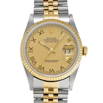 ロレックス デイトジャスト 16233 シャンパン メンズ 時計 【中古】【wristwatch】