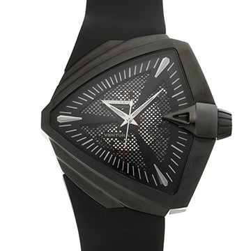 ハミルトン ベンチュラ H24615331 ブラック メンズ 時計 【中古】【wristwatch】