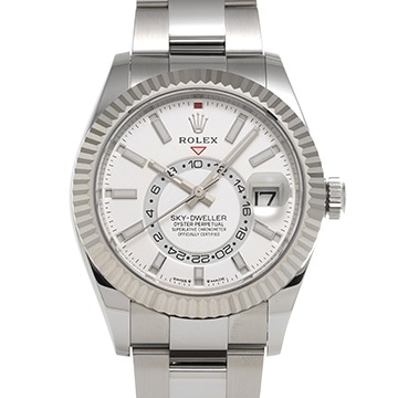 ロレックス スカイドゥエラー 336934 インテンスホワイト メンズ 時計 【中古】【wristwatch】