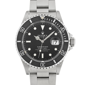 ロレックス サブマリーナ デイト 16610 ブラック メンズ 時計 【中古】【wristwatch】