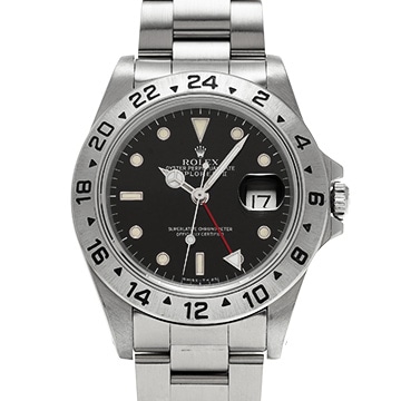 ロレックス エクスプローラーII 16570 ブラック メンズ 時計 【中古】【wristwatch】