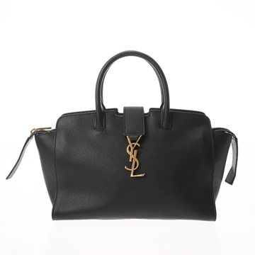サンローラン ダウンタウン ベイビー 2WAY ブラック GNR635346.0520 グレインレザー レディース バッグ 【中古】【bag】