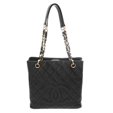 シャネル マトラッセ PST ブラック A50994 キャビアスキン レディース バッグ 【中古】【bag】