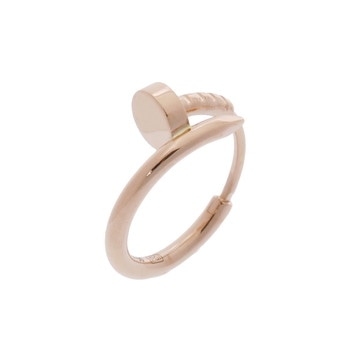 カルティエ ジュストアンクル シングル ピアス ゴールド K18ピンクゴールド PG レディース ジュエリー 【中古】【jewelry】