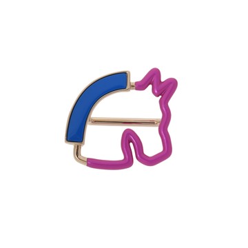 エルメス スカーフリング70 シュヴァル ネオン 2023年 SS ローズ/ブルー パーマブラズ ユニセックス 【中古】【other】
